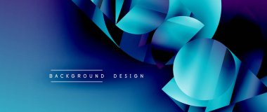 Birbirine kenetlenmiş üçgenler ve dairelerden oluşan büyüleyici soyut arkaplan, hem zerafet hem de modernlik saçan şaşırtıcı şekiller ve desenler oluşturur.