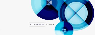 Yaratıcı çember geometrik soyut arkaplan