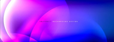 Renk eğimli gölgeler ve ışık efektleri arka planı. Lens ve daire tasarımı. Dinamik düz gölge çizgisi etkisi olan basit akışkan renk gradyanı soyut arkaplan