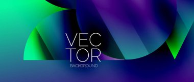 Birbirine kenetlenmiş üçgenler ve dairelerden oluşan büyüleyici soyut arkaplan, hem zerafet hem de modernlik saçan şaşırtıcı şekiller ve desenler oluşturur.