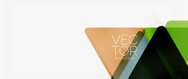 Абстрактный Фон Цветные Прозрачные Треугольники Стиле Мозаики Линиями Тени Дизайн — стоковый вектор