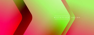 Enerjik geometrik arkaplan harmonik hareket içinde dinamik oklardan oluşan bir dizi içeriyor, hız, çeviklik ve kasıtlı akış duygusunu çağrıştırıyor