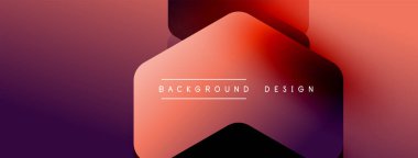 Enerjik geometrik arkaplan harmonik hareket içinde dinamik oklardan oluşan bir dizi içeriyor, hız, çeviklik ve kasıtlı akış duygusunu çağrıştırıyor