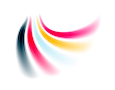 Herhangi bir projeye renk katmak için mükemmel, dinamik bir kompozisyonda düzenlenmiş gökkuşağı renkli çizgileri içeren canlı ve oyuncu bir tasarım.