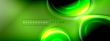 Çember çizgileri ve baloncuklar ışık ve gölge efektleriyle parlayan etki eğiminde. Işık, gölge ve derinliğin dinamik etkileşimi. Gelecekçi ve ritmik teknoloji tasarımı