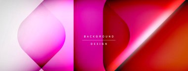 Vector abstract line background with glowing effects and shadows. Vector Illustration For Wallpaper, Banner, Background, Card, Book Illustration, landing page