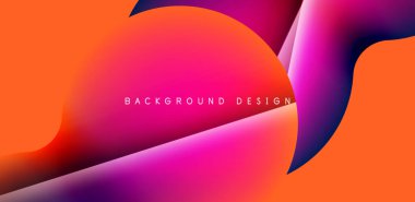 Colorful bubble abstract background with shadow effects. Minimalist geometric vector Illustration For Wallpaper, Banner, Background, Card, Book Illustration, landing page