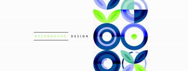 Renkli çemberler soyut arkaplan. Duvar kağıdı, afiş, arkaplan, iniş sayfası, duvar resimleri, davetiyeler, posterler için yüksek teknoloji tasarımı