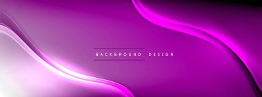 Vektör soyut arkaplan - sıvı gradyan üzerinde sıvı şeffaf kabarcık şekilleri gölgeler ve ışık efektleri