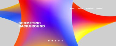 Trendy simple circle gradient abstract background. Vector Illustration For Wallpaper, Banner, Background, Card, Book Illustration, landing page