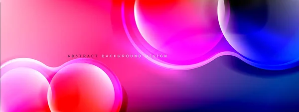 Ombres Dégradées Couleur Fond Effets Lumière Lentilles Cercles Design Mode — Image vectorielle