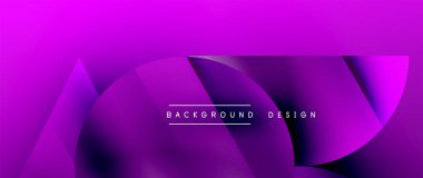 Birbirine kenetlenmiş üçgenler ve dairelerden oluşan büyüleyici soyut arkaplan, hem zerafet hem de modernlik saçan şaşırtıcı şekiller ve desenler oluşturur.