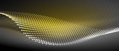 Pürüzsüz bir neon dalgası içeren parlak ve şık bir tasarım. Karanlık bir arkaplanda parlıyor. Her projeye modern ve keskin bir dokunuş eklemek için mükemmel.