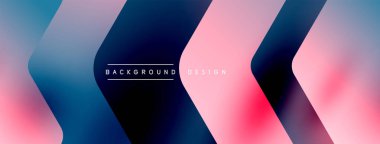 Enerjik geometrik arkaplan harmonik hareket içinde dinamik oklardan oluşan bir dizi içeriyor, hız, çeviklik ve kasıtlı akış duygusunu çağrıştırıyor