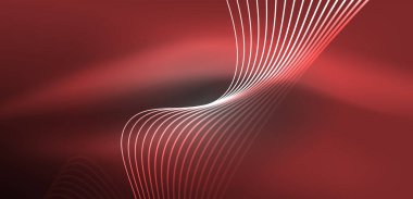 Soyut arkaplan neon dalgası. Duvar kağıdı, afiş, arkaplan, iniş sayfası, duvar resimleri, davetiyeler, posterler için yüksek teknoloji tasarımı