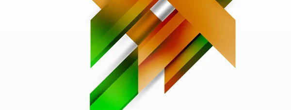 Dynamiczna Minimalistyczna Abstrakcja Grą Prostych Linii Gradientowych Wzajemne Oddziaływanie Kolorów — Wektor stockowy