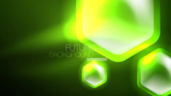 Technology Digital Neon Abstract Background Abstract Hexgons Digital Cyberspace Modern — стоковий вектор