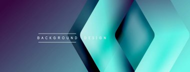 Enerjik geometrik arkaplan harmonik hareket içinde dinamik oklardan oluşan bir dizi içeriyor, hız, çeviklik ve kasıtlı akış duygusunu çağrıştırıyor