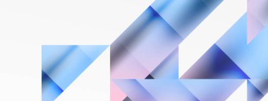 Büyüleyici vektör soyutlaması. Üçgenler büyüleyici dansla kesişiyor, dinamik geometrik zemin hazırlıyorlar. Şekil ve açıların birleşimi modern tasarımın sanatsal senfonisini yaratır.