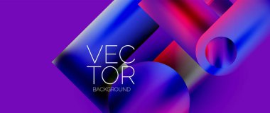 Geometrik şekiller, web sitesi başlıkları, sosyal medya paylaşımları, dijital sanat göstergeleri, sunumlar, markalaşma unsurları, duvar kağıtları gibi çeşitli amaçlar için sıvı gradyan asgari arkaplan şekilleri