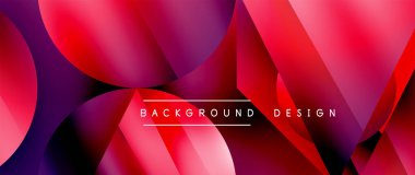 Birbirine kenetlenmiş üçgenler ve dairelerden oluşan büyüleyici soyut arkaplan, hem zerafet hem de modernlik saçan şaşırtıcı şekiller ve desenler oluşturur.