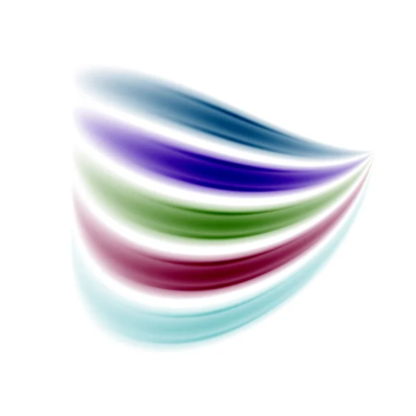 Diseño Vibrante Lúdico Con Líneas Color Arco Iris Dispuestas Una — Archivo Imágenes Vectoriales