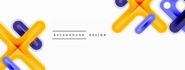 Línea Cruzada Fondo Geométrico Mínimo Diseño Para Papel Pintado Banner — Vector de stock