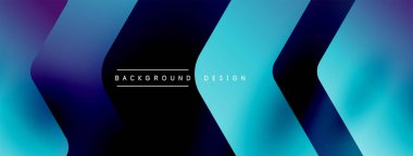 Enerjik geometrik arkaplan harmonik hareket içinde dinamik oklardan oluşan bir dizi içeriyor, hız, çeviklik ve kasıtlı akış duygusunu çağrıştırıyor