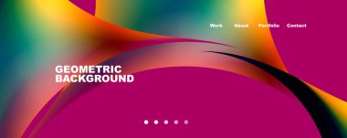 Trendy simple circle gradient abstract background. Vector Illustration For Wallpaper, Banner, Background, Card, Book Illustration, landing page