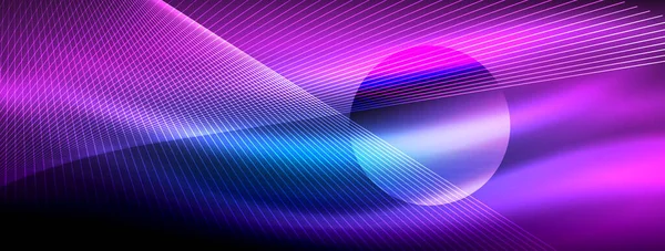 Neon ışıklı çizgi vektörleri: canlı renkler, parlak çizgiler. Neon tabelalardan esinlenerek büyüleyici bir tasarım. Web siteleri, reklamlar ve daha fazlası için elektrik enerjisi