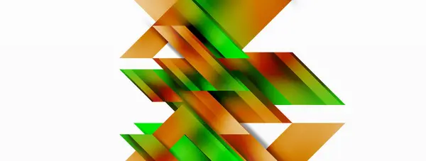 Abstracción Minimalista Dinámica Con Juego Líneas Gradiente Recto Interacción Colores — Archivo Imágenes Vectoriales
