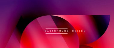 Birbirine kenetlenmiş üçgenler ve dairelerden oluşan büyüleyici soyut arkaplan, hem zerafet hem de modernlik saçan şaşırtıcı şekiller ve desenler oluşturur.