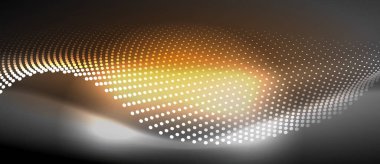 Pürüzsüz bir neon dalgası içeren parlak ve şık bir tasarım. Karanlık bir arkaplanda parlıyor. Her projeye modern ve keskin bir dokunuş eklemek için mükemmel.