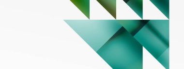 Büyüleyici vektör soyutlaması. Üçgenler büyüleyici dansla kesişiyor, dinamik geometrik zemin hazırlıyorlar. Şekil ve açıların birleşimi modern tasarımın sanatsal senfonisini yaratır.