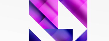 Büyüleyici vektör soyutlaması. Üçgenler büyüleyici dansla kesişiyor, dinamik geometrik zemin hazırlıyorlar. Şekil ve açıların birleşimi modern tasarımın sanatsal senfonisini yaratır.