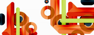 Yaratıcı geometrik duvar kağıdı. Küçük çizgiler ve çember arkaplanı