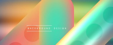 Yuvarlak şekiller ve akışkan eğimli çizgiler soyut arkaplan. Duvar kağıdı, afiş, arkaplan, broşür, katalog, kapak, broşür