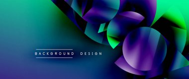 Birbirine kenetlenmiş üçgenler ve dairelerden oluşan büyüleyici soyut arkaplan, hem zerafet hem de modernlik saçan şaşırtıcı şekiller ve desenler oluşturur.