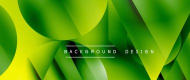 Birbirine kenetlenmiş üçgenler ve dairelerden oluşan büyüleyici soyut arkaplan, hem zerafet hem de modernlik saçan şaşırtıcı şekiller ve desenler oluşturur.