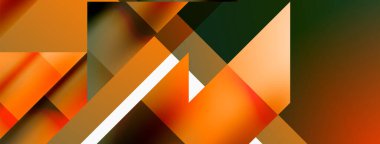 Büyüleyici vektör soyutlaması. Üçgenler büyüleyici dansla kesişiyor, dinamik geometrik zemin hazırlıyorlar. Şekil ve açıların birleşimi modern tasarımın sanatsal senfonisini yaratır.