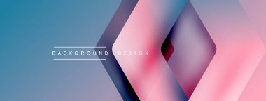 Enerjik geometrik arkaplan harmonik hareket içinde dinamik oklardan oluşan bir dizi içeriyor, hız, çeviklik ve kasıtlı akış duygusunu çağrıştırıyor