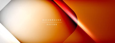 Vector abstract line background with glowing effects and shadows. Vector Illustration For Wallpaper, Banner, Background, Card, Book Illustration, landing page