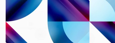 Kare kareli geometrik daireleri olan minimalist bir arka plan, kesin kalıpların senfonisi. Birbirine kenetlenmiş şekiller huzur verici ama büyüleyici bir zemin oluşturur, modernlik ve yapısal zarafet harmanlanır