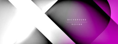 Shadow lines vector techno banner and light effects. Techno Illustration For Wallpaper, Banner, Background, Card, Book Illustration, landing page