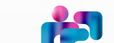 Gradyan Geometri. Çizgilerin ve Çemberlerin Minimalist Füzyonu, Hünerli Serene, Çekici Soyut Arkaplan