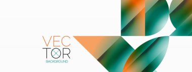 Minimalizm, gradyan cazibesiyle buluşur. Geometrik şekiller sakin bir arka planda birbirine dolanır. İnce renkler birleşir, dinamik bir tuval oluşturur, modern estetiğin kanıtıdır.