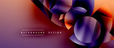 Birbirine kenetlenmiş üçgenler ve dairelerden oluşan büyüleyici soyut arkaplan, hem zerafet hem de modernlik saçan şaşırtıcı şekiller ve desenler oluşturur.