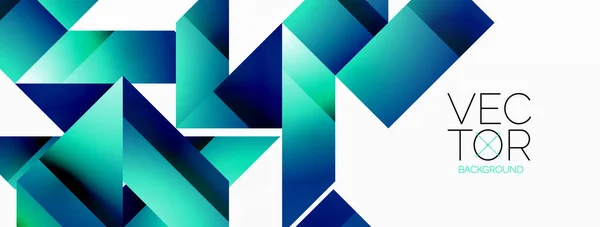 Elegancia Minimalista Líneas Cuadrados Triángulos Convergen Blanco Esencia Geometría Exhibida — Vector de stock