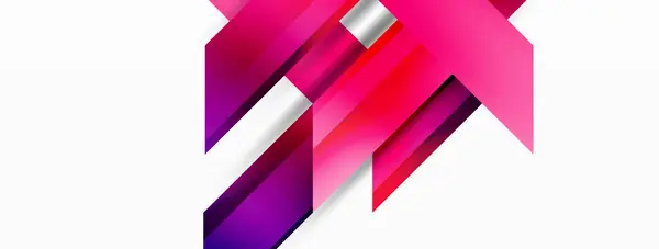 Dynamic Minimalist Abstraction Play Straight Gradient Lines Interplay Colors Precise — Stock Vector