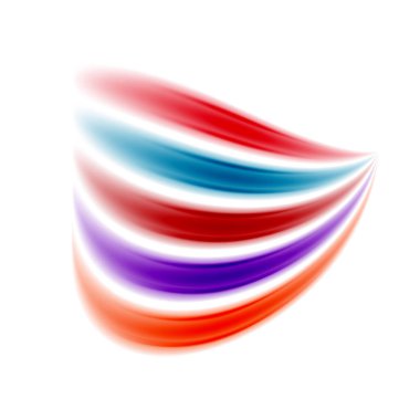 Herhangi bir projeye renk katmak için mükemmel, dinamik bir kompozisyonda düzenlenmiş gökkuşağı renkli çizgileri içeren canlı ve oyuncu bir tasarım.